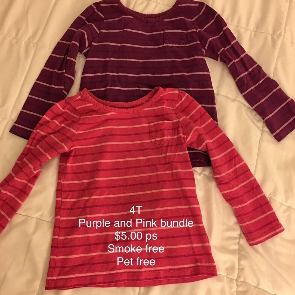4T girls shirt bundle